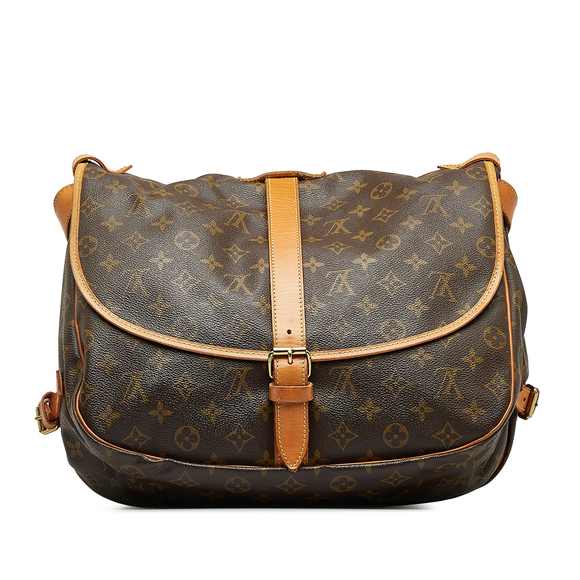 LOUIS VUITTON Monogram Saumur 35 Crossbody Bag - Picture 3 of 13